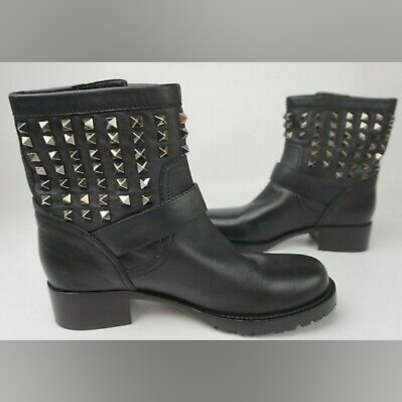 Valentino Garavani Rockstud Ankle Moto Boots - 38 - Fits US 7.5 - NWOT - Picture 5 of 16
